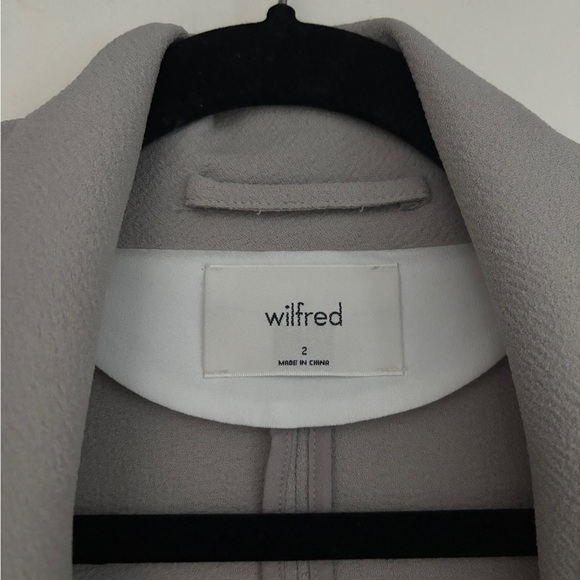 Wilfred crepe chevalier open blazer jacket - Picture 2 of 5